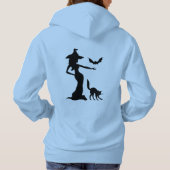 Schwarze Hexe Hoodie (Rückseite)
