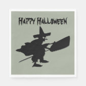 Schwarze Hexe Serviette (Vorderseite)
