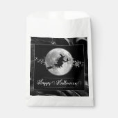 Schwarze Hexe Silhouette Halloween Geschenktütchen (Vorderseite)