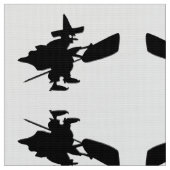 Schwarze Hexe Stoff (Nahaufnahme)