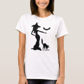 Schwarze Hexe T-Shirt (Vorderseite)