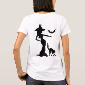Schwarze Hexe T-Shirt (Rückseite)
