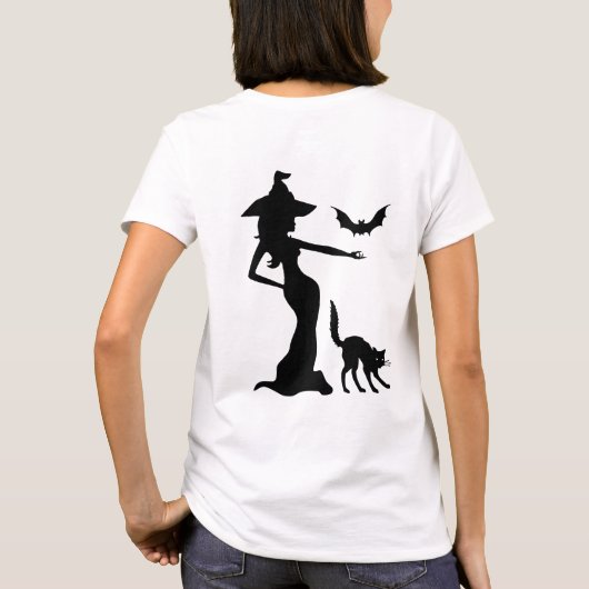 Schwarze Hexe T-Shirt (Rückseite)