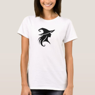 Schwarze Hexen-Wicca-Hexen-Halloween T-Shirt