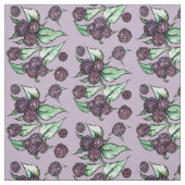 Schwarze Himbeere Stoff (Muster)