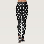 Schwarze Hintergrundeffekte Leggings (Rückseite)