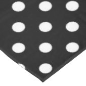 Schwarze Hintergrundeffekte Tischdecke (Schrägansicht)