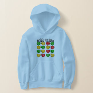 Schwarze Historie T-Shirt Hoodie