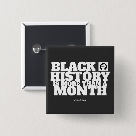 Schwarze Historie (Weitere Informationen) - Eine M Button (Vorne & Hinten)