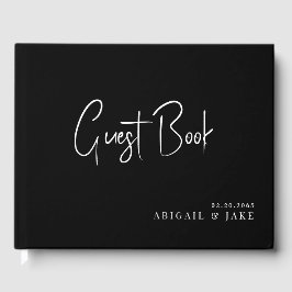Schwarze Hochzeit Gästebuch