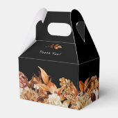 Schwarze Hochzeit im Herbst Geschenkschachtel (Rückseite)