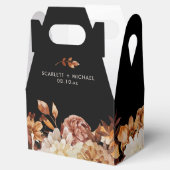 Schwarze Hochzeit im Herbst Geschenkschachtel (Geöffnet)