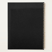 Schwarze Hochzeit in Weißgold Planer (Rückseite)