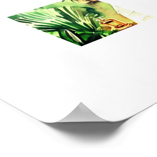 Schwarze Hochzeit Poster (Ecke)