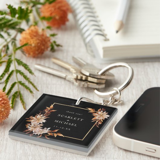 Schwarze Hochzeit Schlüsselanhänger (Vorderseite rechts)