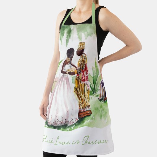 Schwarze Hochzeit Schürze (InSitu)