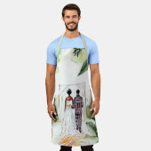 Schwarze Hochzeit Schürze (Getragen)