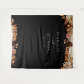 Schwarze Hochzeit Wandteppich (Vorderseite (Horizontal))