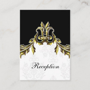 Schwarze Hochzeitskarten Begleitkarte