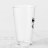 Schwarze Hochzeitsmutter des Bräutigelglas-Cup Glas (Rechts)