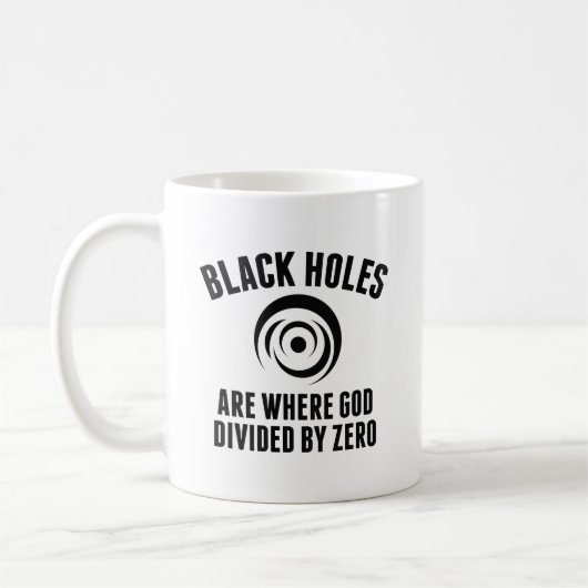 Schwarze Holes Kaffeetasse (Links)