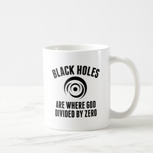 Schwarze Holes Kaffeetasse (Rechts)