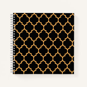 Schwarze Honigwabe Notizblock