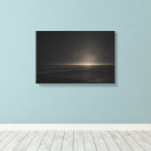 Schwarze horizontale Ebene — Aurema Leinwanddruck (Insitu (Holzboden))
