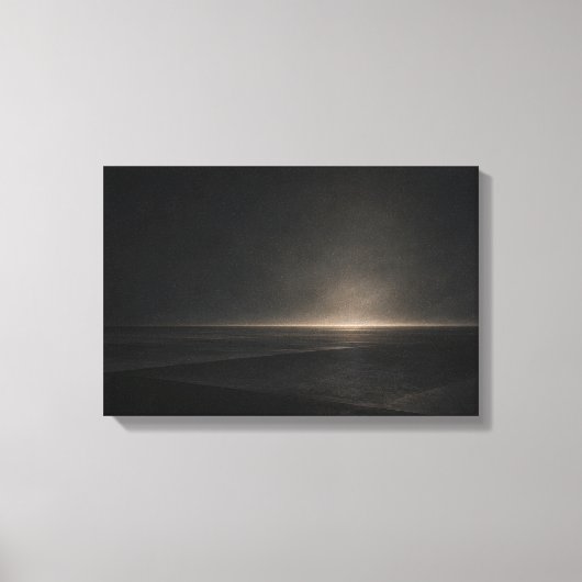 Schwarze horizontale Ebene — Aurema Leinwanddruck (Vorderseite)