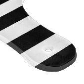 Schwarze horizontale Streifen Schneidebrett (Ecke)