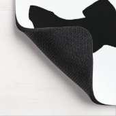 schwarze Hornhautflecke Mousepad (Ecke)