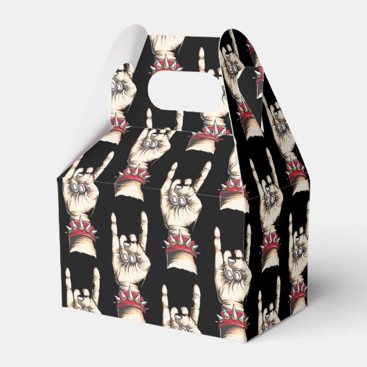 Schwarze Horns auf Geschenkschachtel (Vorderseite)