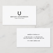 Schwarze HufeisenVisitenkarte Visitenkarte (Vorne/Hinten)