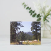 Schwarze Hügel, Süddakota Postkarte (Stehend Vorderseite)