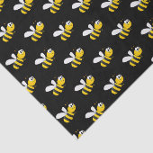 Schwarze Hummeln niedlich Spaß Seidenpapier (Ausschnitt)