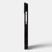 Schwarze Hundegesicht Case-Mate iPhone Hülle (Rückseite / Links)