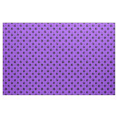 Schwarze Hundepapierdrucke und -muster Stoff (Yard (91,4 cm))