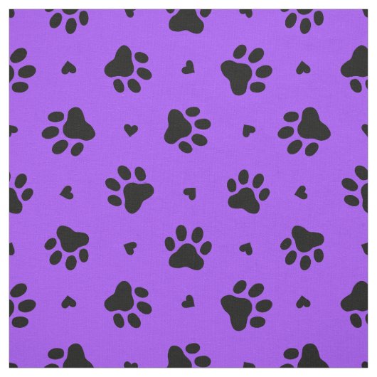 Schwarze Hundepapierdrucke und -muster Stoff (Muster)