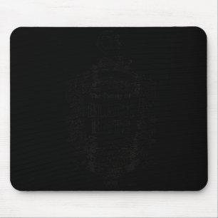 Schwarze Hüte Gesellschaft Halloween Hexe fliegt b Mousepad