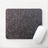 Schwarze Imitat-Glittergraphik Mousepad (Mit Mouse)