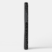Schwarze Imitat Krokodile Leder Case-Mate iPhone Hülle (Rückseite / Rechts)