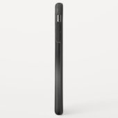 Schwarze Imitate aus Edelstahl, monogramm Case-Mate iPhone Hülle (Hinten/Links)