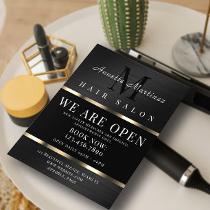 Schwarze Imitate, elegant Flyer