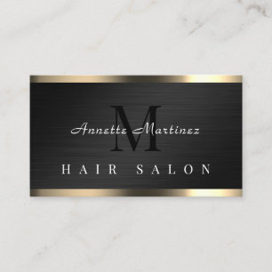 Schwarze Imitate, elegant Visitenkarte