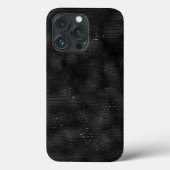 Schwarze Imitate Glitzer Streifen Muster Leggings Case-Mate iPhone Hülle (Rückseite)