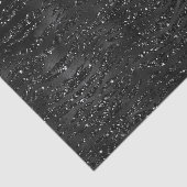 Schwarze Imitate Glitzer Zebra Streifen Seidenpapier (Ausschnitt)