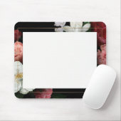 Schwarze Imitate Gold Frame Vintag Mousepad (Mit Mouse)