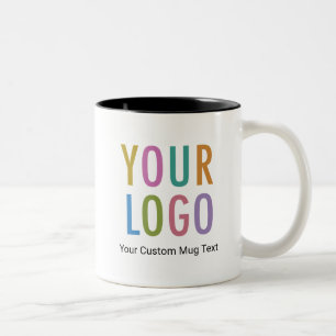 Schwarze Innenseite Tasse Mitarbeiter Name Geschäf