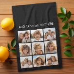 Schwarze Instagram-FotoCollage mit 9 quadratischen Geschirrtuch<br><div class="desc">Benutzen Sie Ihre Fotos ohne Rahmen,  um Ihr eigenes Kunstwerk zu kreieren! Fügen Sie Ihre Lieblingsfotos und Schnappschüsse zu diesem Streifen für einen lustigen Speicherbewahrer hinzu. Ein künstlerischer Weg,  um Ihre besten Foto-Sharing-Bilder anzuzeigen.</div>