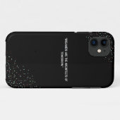 Schwarze iPhone 11-Handyhülle Case-Mate iPhone Hülle (Rückseite (Horizontal))